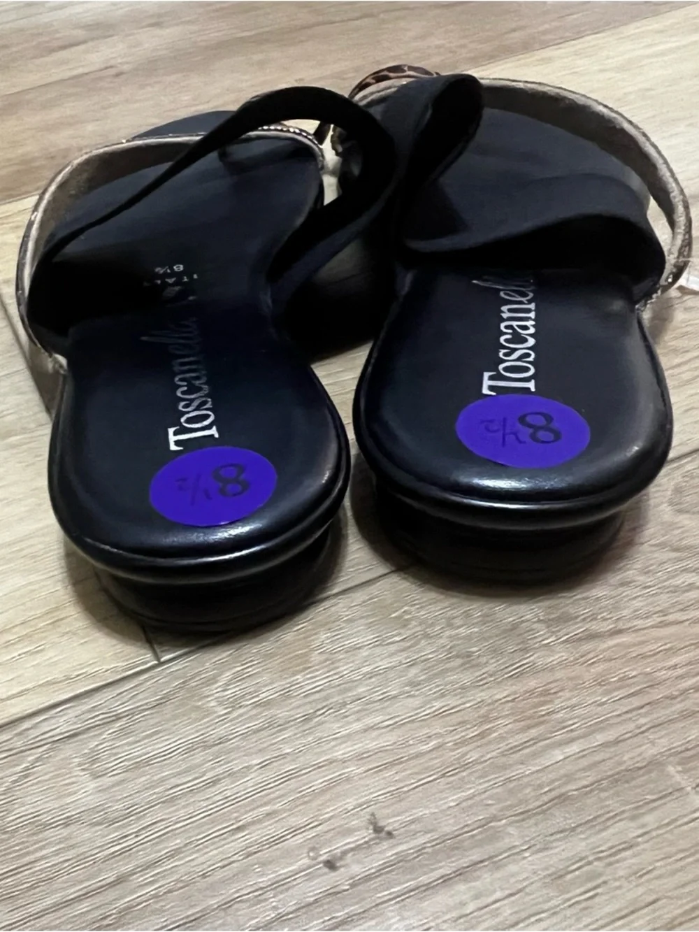 Toscanella - leopard Print with Rhinestone Sandals - Picture 3 of 6